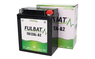 Batterie 12V - 12Ah Fulbat FB12AL-A2 Gel sans entretien - prête à l'emploi