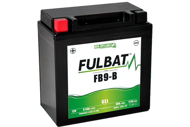 Gel Starterbatterie Fulbat 12 Volt 9 Ah 135x75x140mm