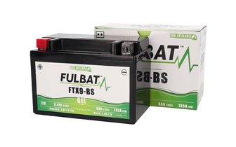 Batterie 12V - 8Ah Fulbat FTX9-BS Gel sans entretien - prête à l'emploi