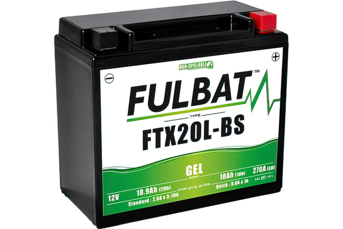 Batterie Gel Fulbat 12 Volts 18 Ah 175x90x155mm