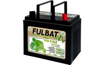 Batterie 12V - 28Ah Fulbat U1R-9 SLA sans entretien - prête à l'emploi Motoculteur