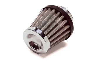 Air Filter KN Replay conical d.25-38 chrome (small)