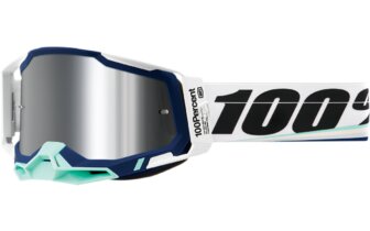 Gafas de Motocross 100% Racecraft 2 ARSHAM Lente Espejo Plata Ultra HD