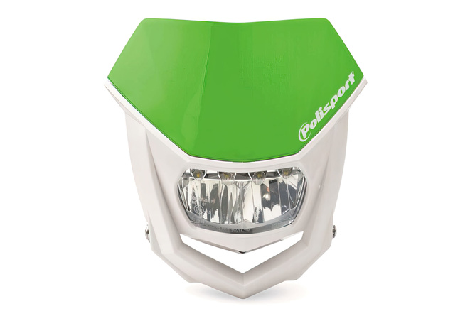 Plaque phare Polisport Halo LED vert / blanc