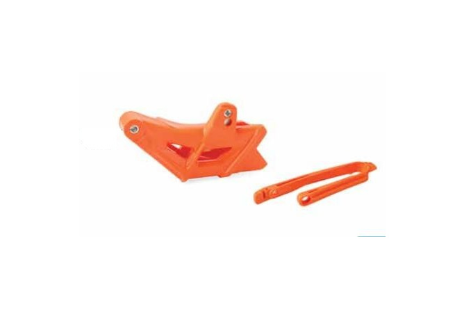 Chain Guide + Slider Kit Polisport orange KTM SX / SX-F 2012-2015
