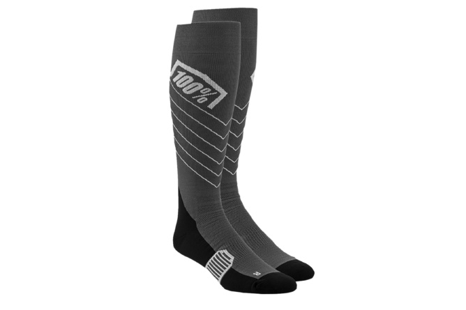 MX Socks 100% Hi Side Thin grey