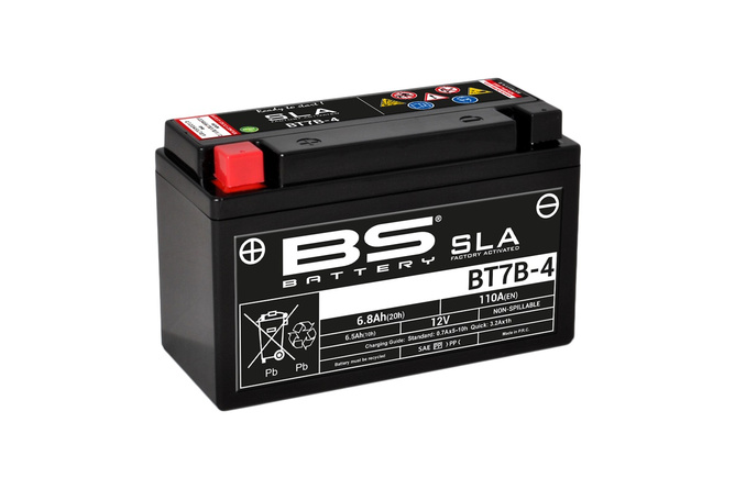 Gel Starterbatterie BS Battery 12 Volt 6,5 Ah SLA 150x65x95mm