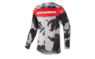 Camiseta MX Alpinestars Racer Tactical Camuflado/Rojo 