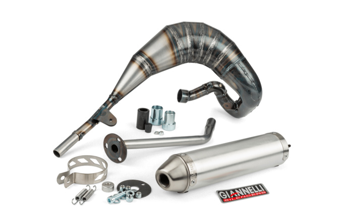 Auspuff mit ESD Alu Giannelli Enduro Beta RR 2012 - 2020
