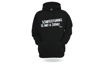 Hoodie Sweatshirt ScooterTuning is Not a Crime schwarz
