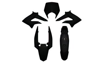 Fairing Kit 5 pcs. black Derbi DRD after 2011