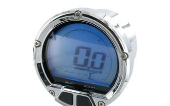Rev counter DL-02R KOSO, round d=55mm, LCD display (bar running counterclockwise)