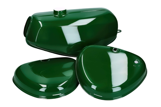 Fuel Tank + Side Cover Set billiard green Simson
