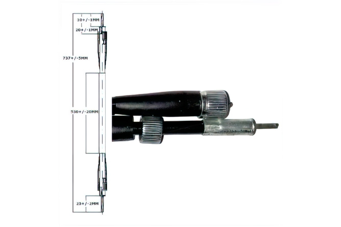 Cable del velocímetro Standard Parts Rieju RS-1