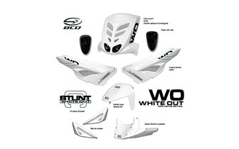 Fairing Kit 7 pcs. BCD White Out (CE) Yamaha Slider