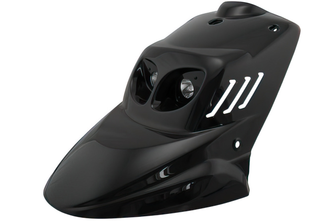 BCD Front Fairing "Double Optic" Yamaha BW's / MBK Booster black 