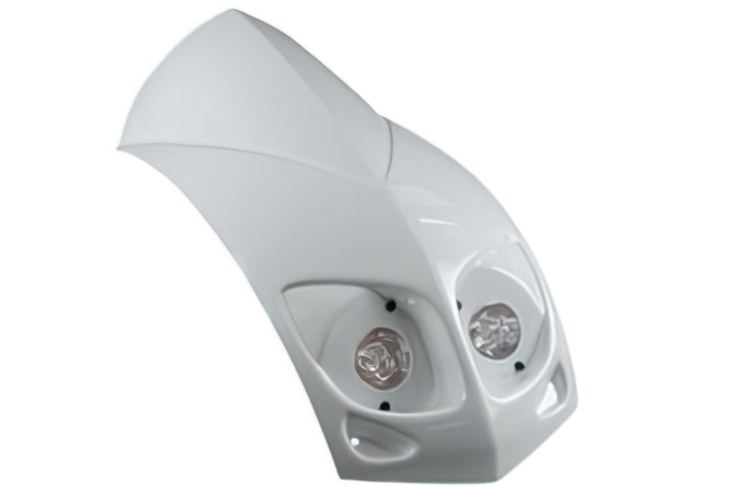 BCD Front Fairing Twin Headlight Peugeot Ludix white 