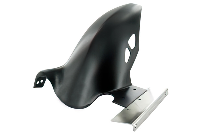 thumbnail interactive-video image 1 of UK-Motors Front Fender For Peugeot Speedfight 2 Scooter - Black - Splash Protection 1 of 3