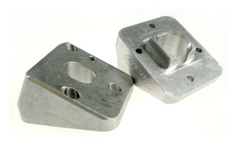 Cale Kiesler pour r&eacute;orientation de la pipe d'admission d=28mm MBK Nitro / Aerox