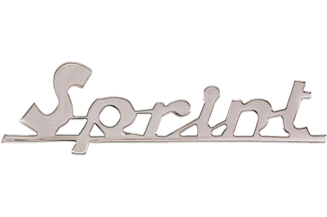 Logo Vespa Sprint chromé