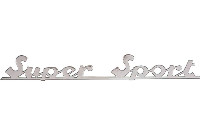 Logo Vespa Super Sport Chromé