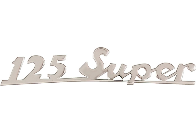 Logo Vespa Super 125cc Chromé