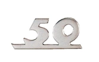 Sticker Logo 50cc Cromo