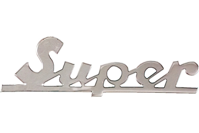 Logo Vespa Super chromé