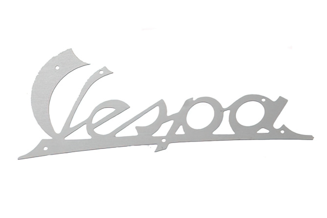 Logo Vespa chromé