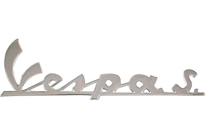 Logo Vespa S cromato