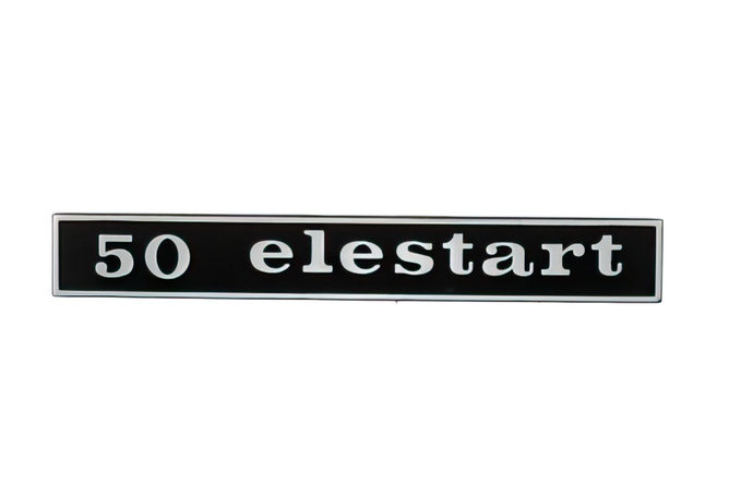 Logo Vespa Elestart 50cc Noir/Chromé