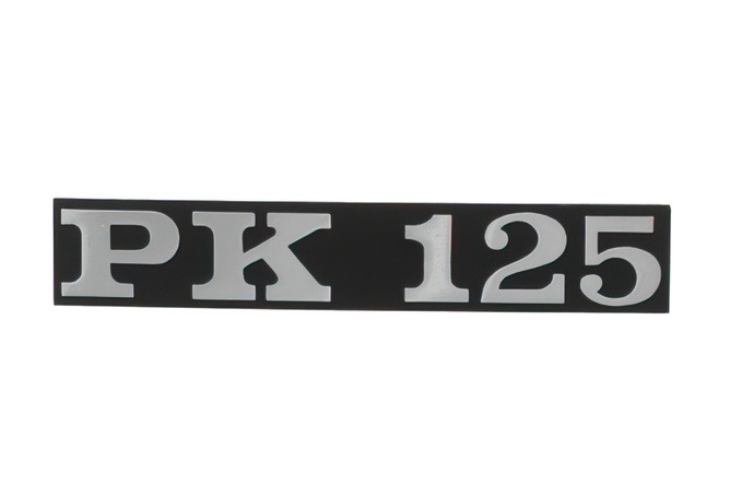 Logo Vespa PK 125 Noir/Chromé