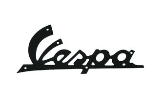 Emblema Anagrama Vespa Negro