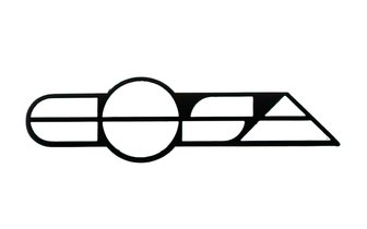 Emblem Vespa Cosa schwarz / weiß