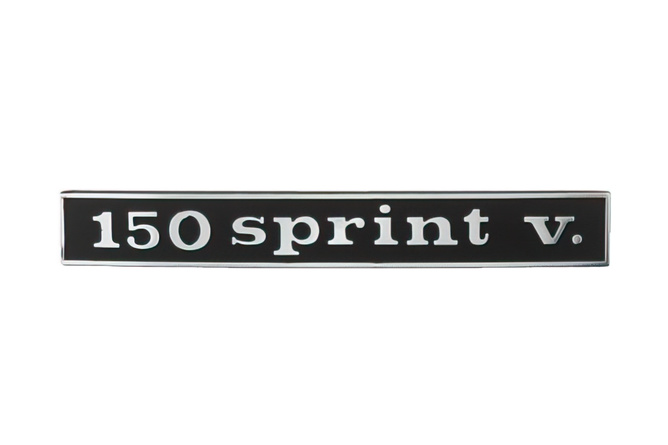 Logo Vespa Sprint V. 150cc Noir/Chromé