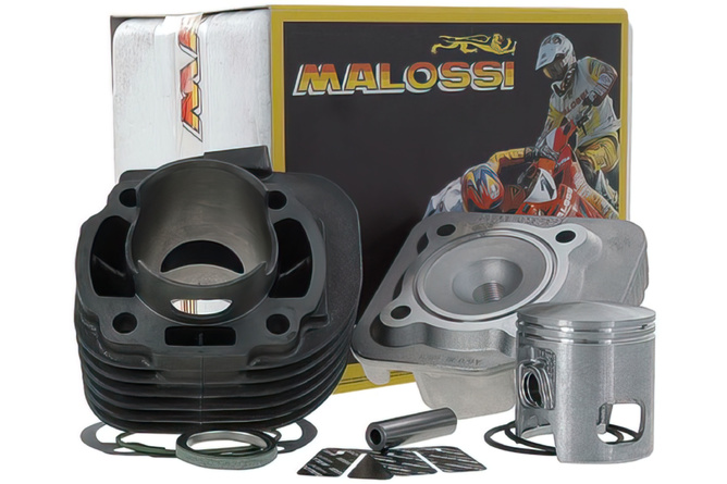 Cylindre culasse Malossi 70cc "Sport" fonte MBK Ovetto / Neo's 