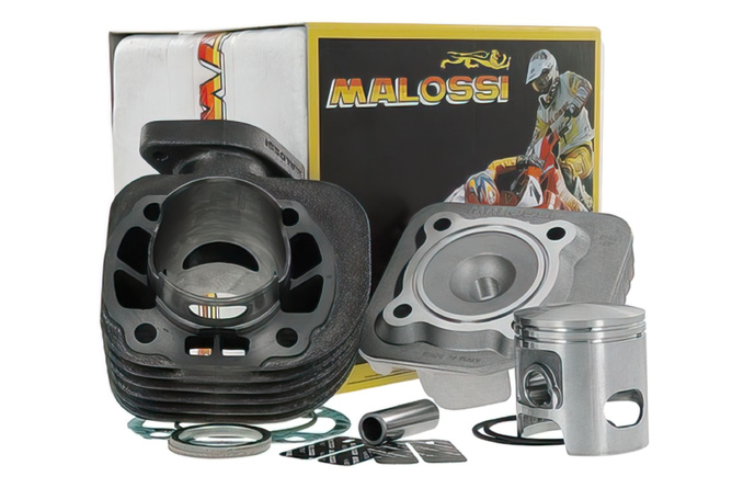 Cylindre culasse Malossi 70cc "Sport" fonte Kymco Agility / Dink / Cobra 2 Temps AC 