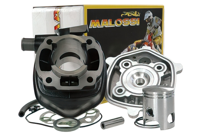 Cylindre culasse Malossi 50cc "Sport" fonte MBK Nitro / Aerox 