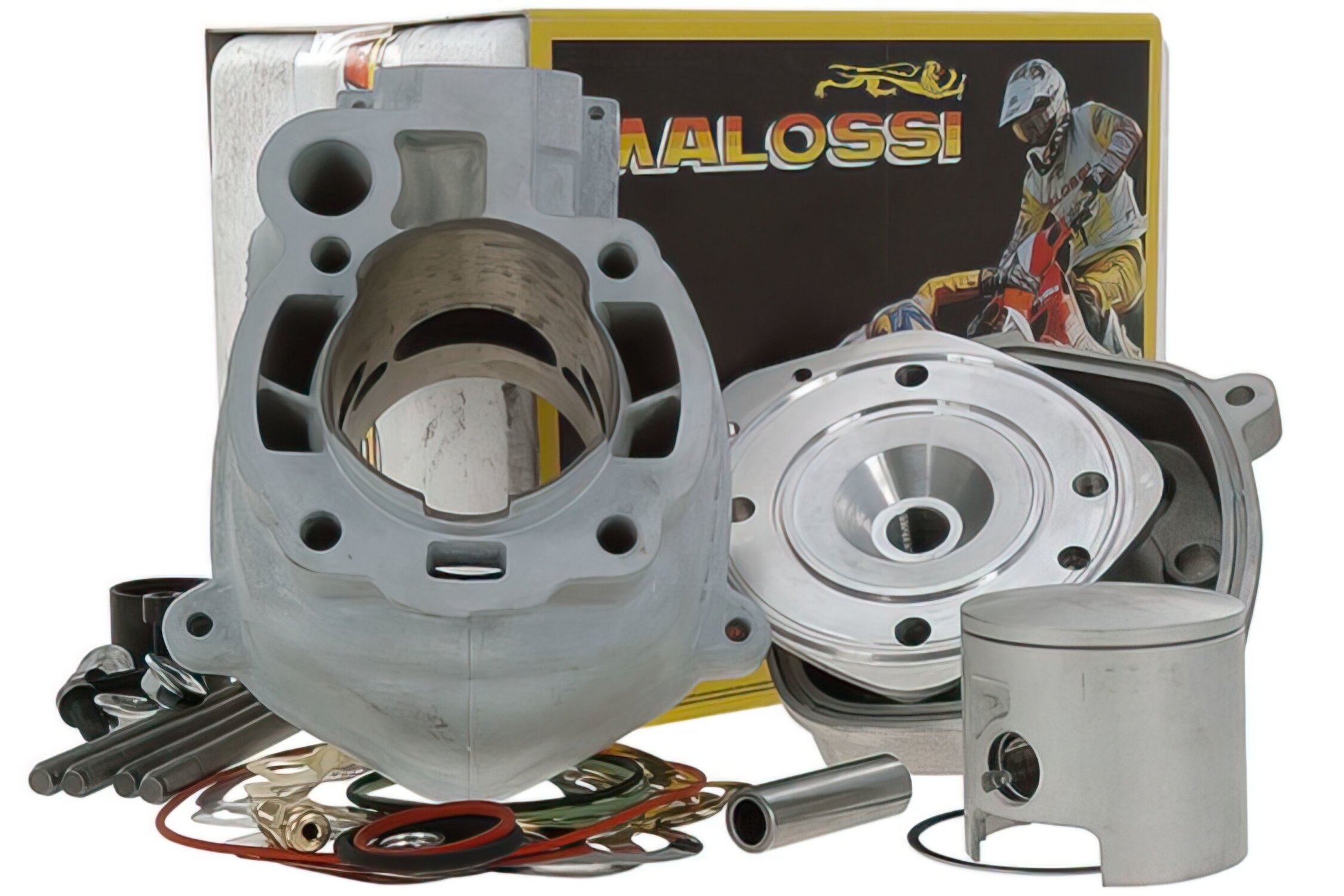 Pochette de joints haut moteur MALOSSI Minarelli AM6 MBK X-Power X-Limit  Yamaha TZR DTR Peugeot XPS Rieju RS1 Beta RR Aprilia RS