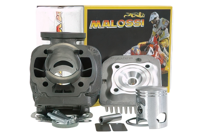 Cylindre culasse Malossi 50cc "Sport" fonte MBK Booster / Stunt 