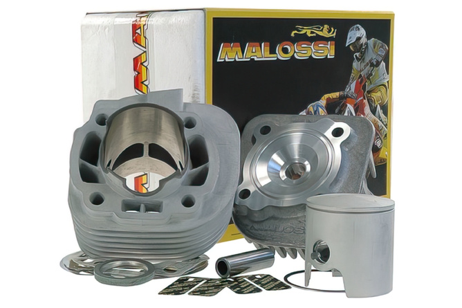 Cylindre culasse Malossi 70cc MHR Racing MBK Ovetto / Neo's axe 12mm 