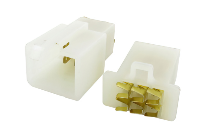 Kit connecteurs électriques étanches type 090 FRS avec 6 fiches blocs mâle  et femelle - Speck Moto Pièces