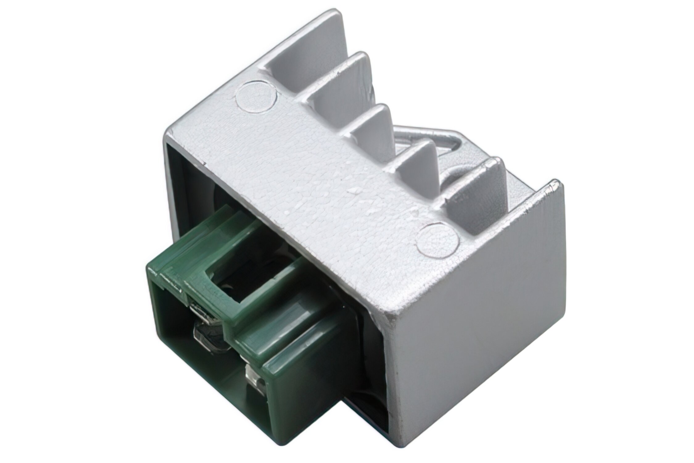 ABSOPRO Roller Spannungsregler Gleichrichter – 86x86x26 Mm, Schwarz, Metall Mit Kühlrippen Für Yamaha Modelle