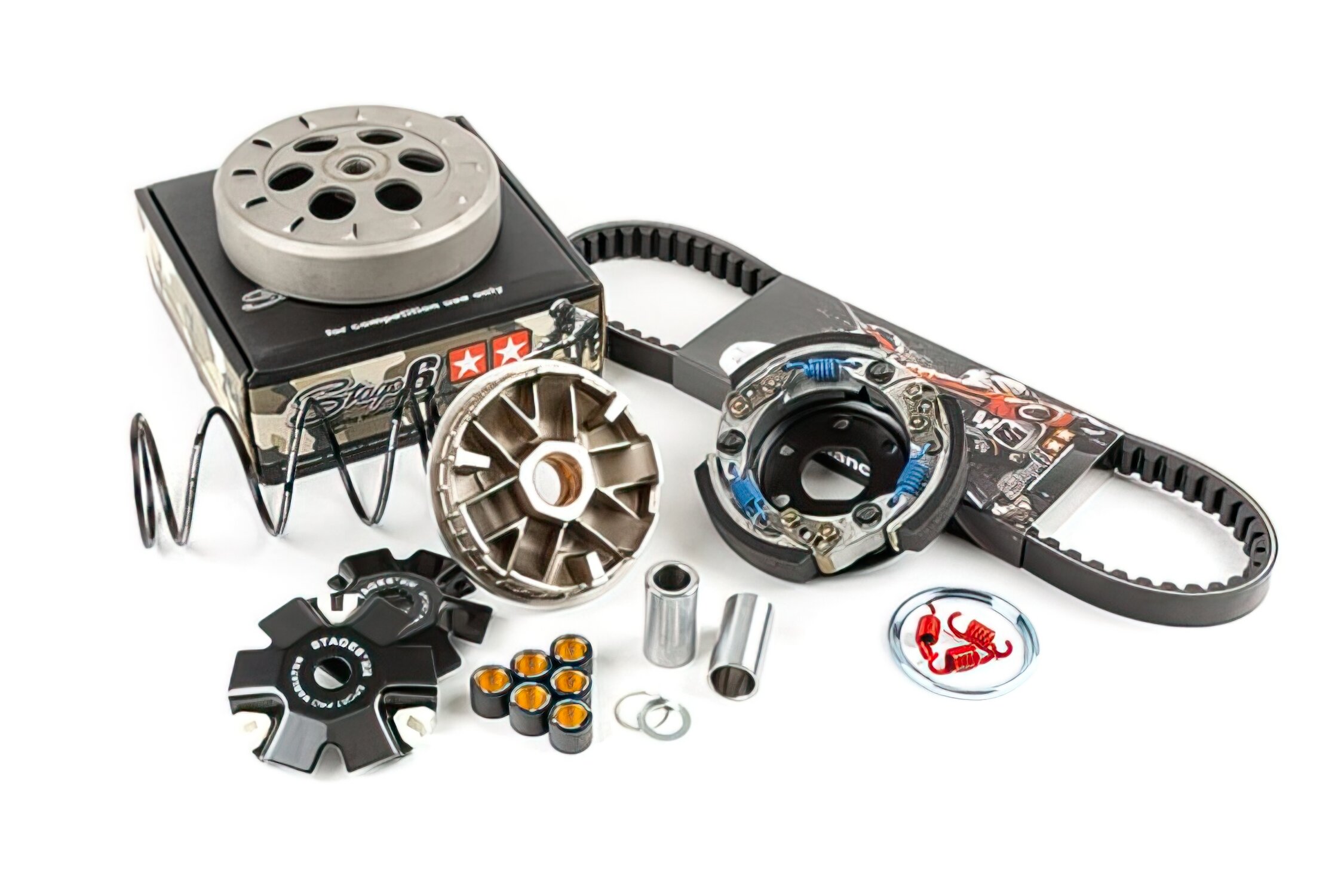 thumbnail image 2 of Area1 Variomatic Kit With V-Belt Converter For 50cc 2T Minarelli Scooters - A1-002-MIN+K 2 of 6