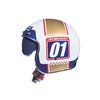 MT Helmets Jethelm Le Mans 2 SVLe Mans Weiss Blau Gold