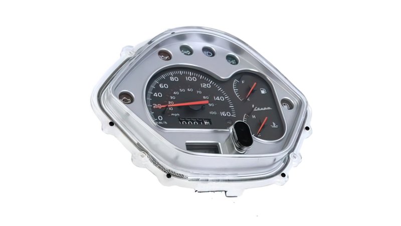 Tachorahmen OEM Schwarz Für Vespa GTS 125 & 300 I.e. Super Euro4 – Originalgetreuer Ersatz