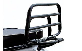Porte bagage arrière Piaggio Vespa LX 50 - 150cc noir mat