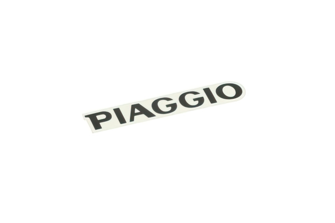 Emblem Beinschild "PIAGGIO" (zum Kleben) Piaggio 78x15mm schwarz 