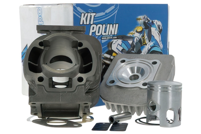Cylindre piston Polini 50cc "Sport" fonte MBK Booster / Stunt 