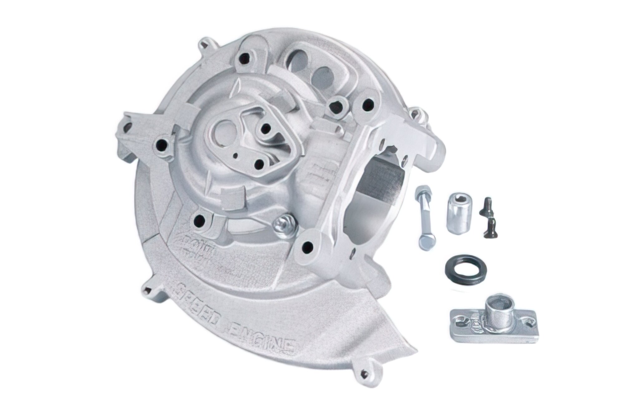 Carter Moteur Polini Pour Mobylettes Piaggio Ciao, Bravo, Boxer, Gilera CBA - Allumage Par Rupteur, Diamètre 50 Mm